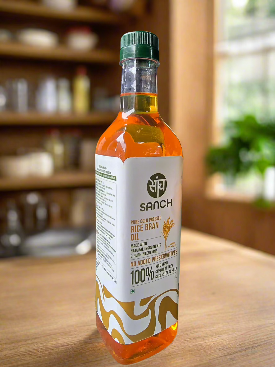 Cold Pressed Rice Bran Oil