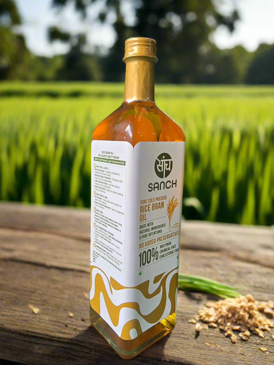Cold Pressed Rice Bran Oil