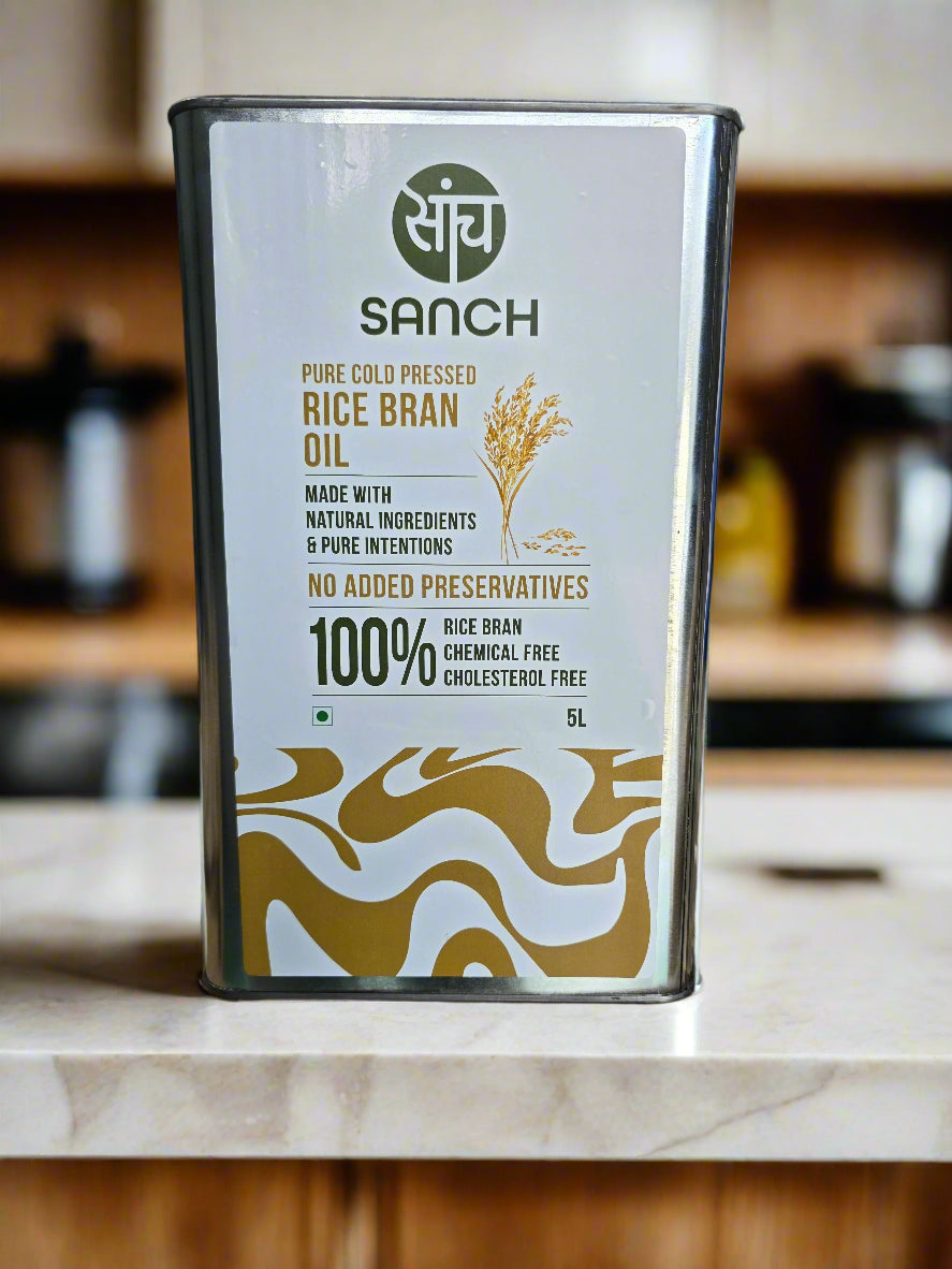 Cold Pressed Rice Bran Oil