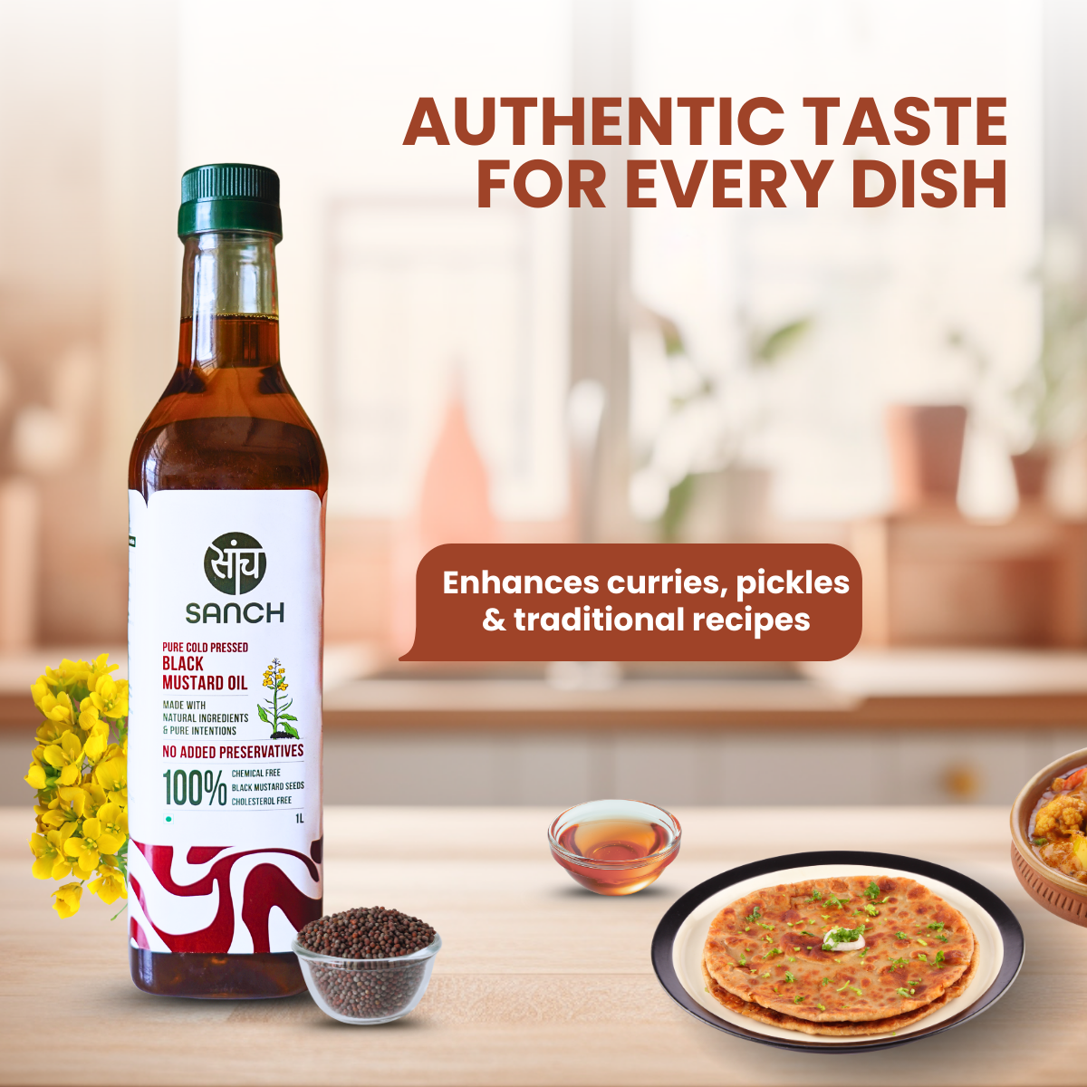 Cold Pressed Black Mustard Oil