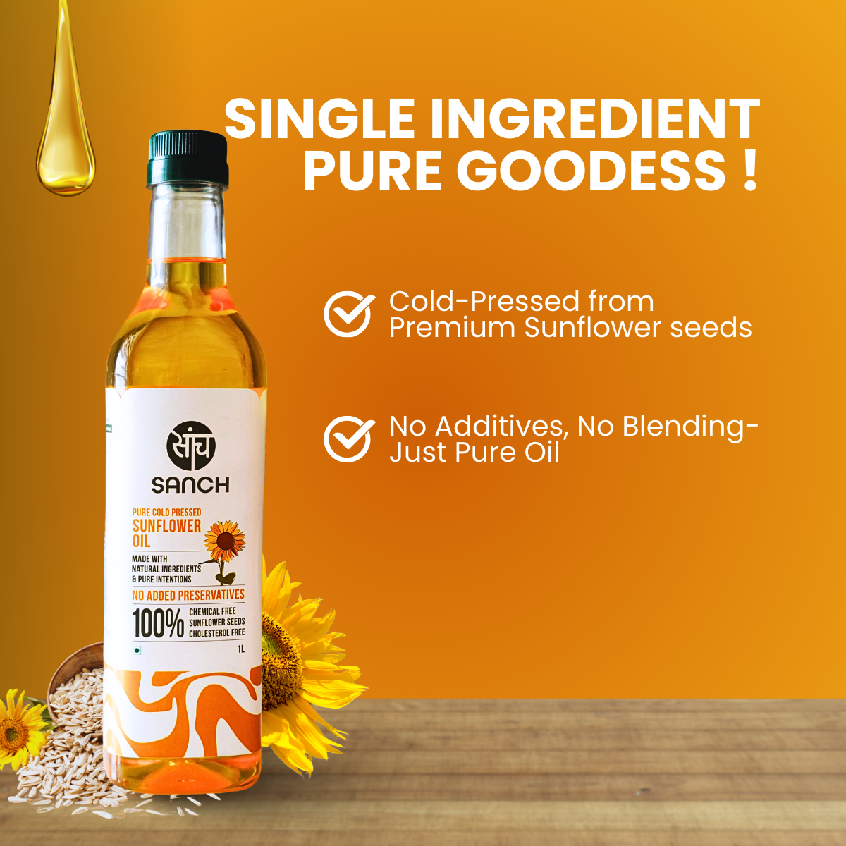Cold Pressed Sunflower Oil