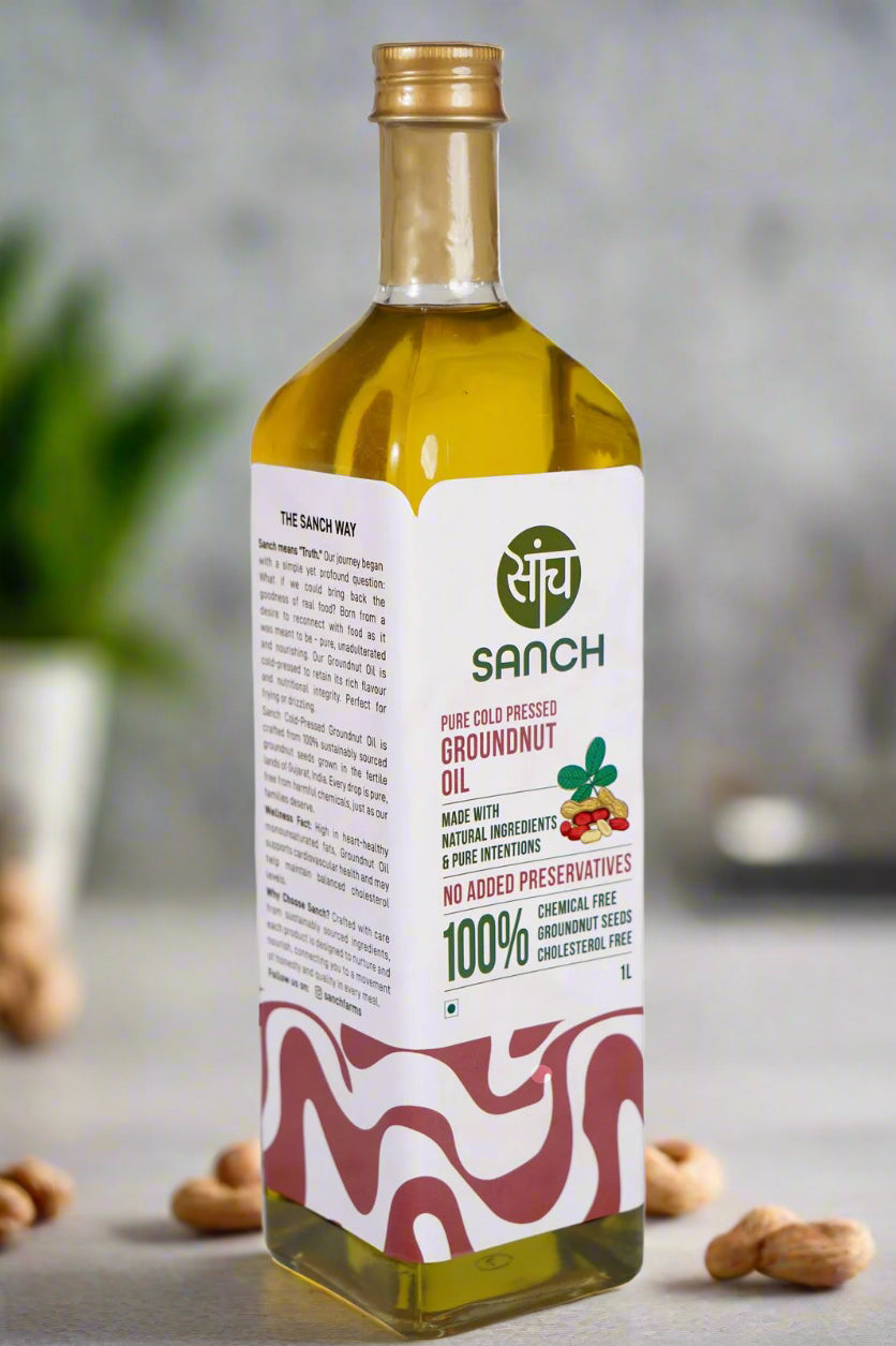 Cold Pressed Groundnut Oil