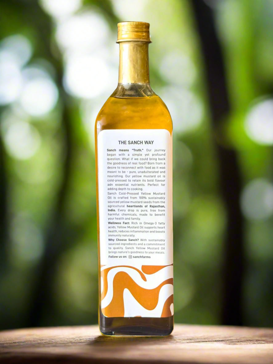 Cold Pressed Yellow Mustard Oil