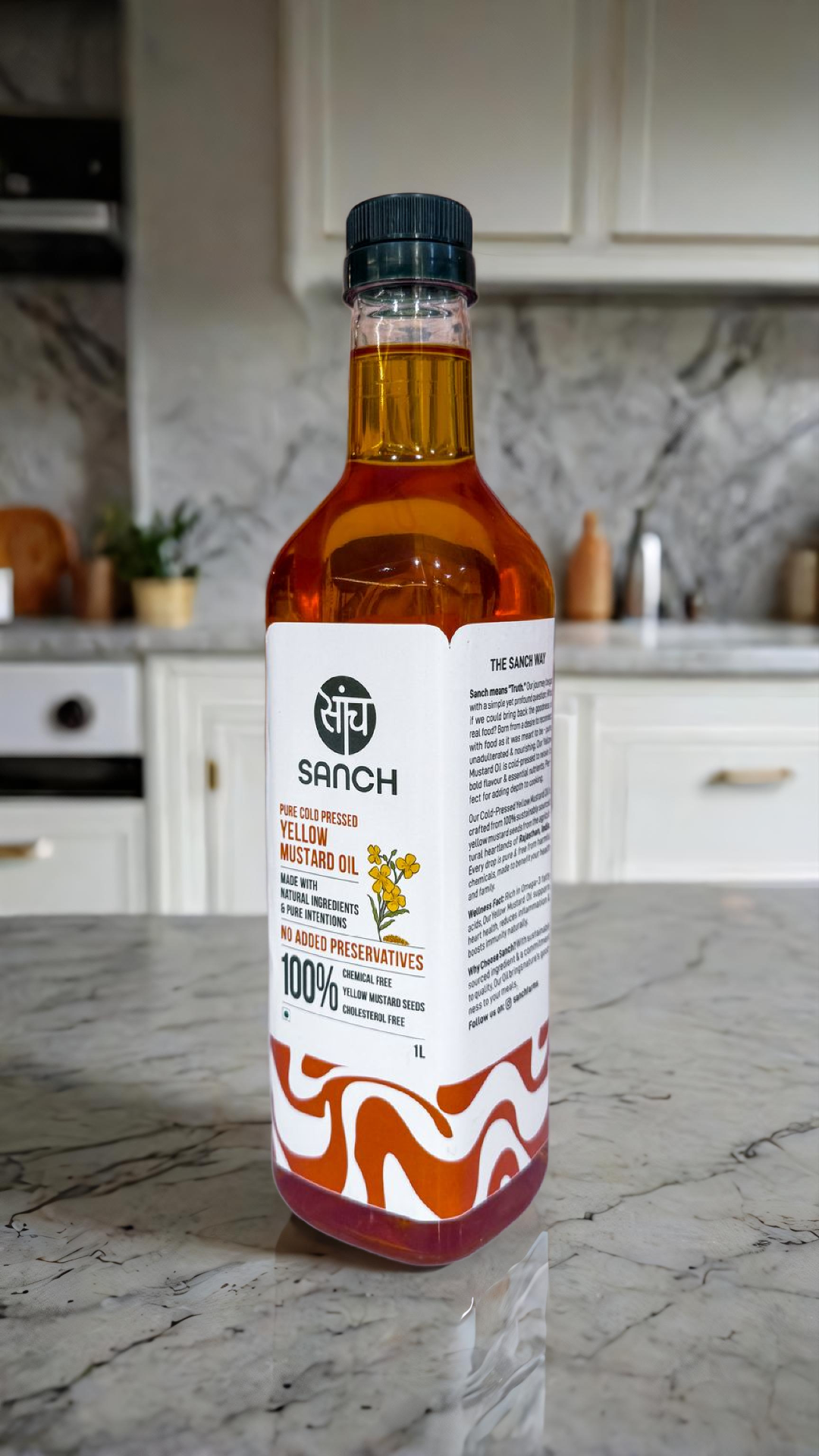 Cold Pressed Yellow Mustard Oil