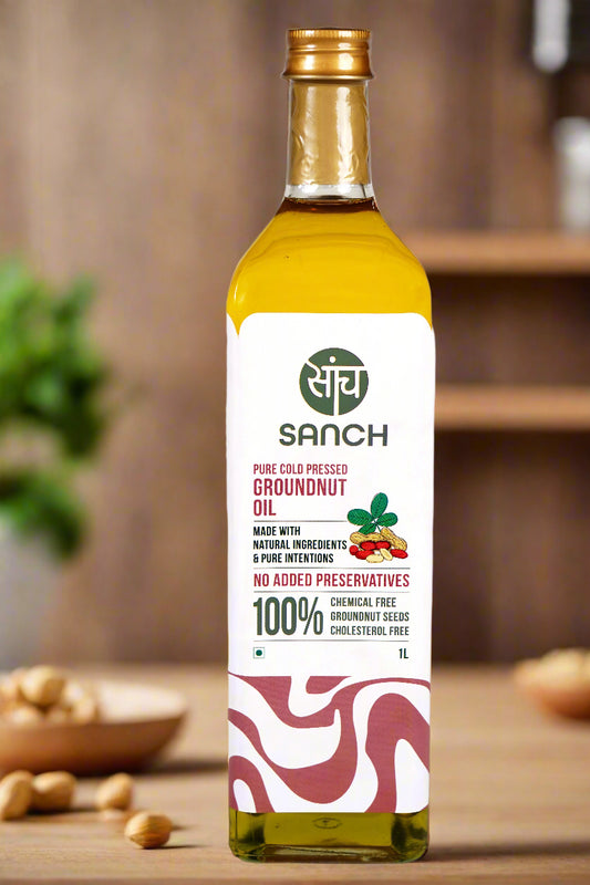 Cold Pressed Groundnut Oil