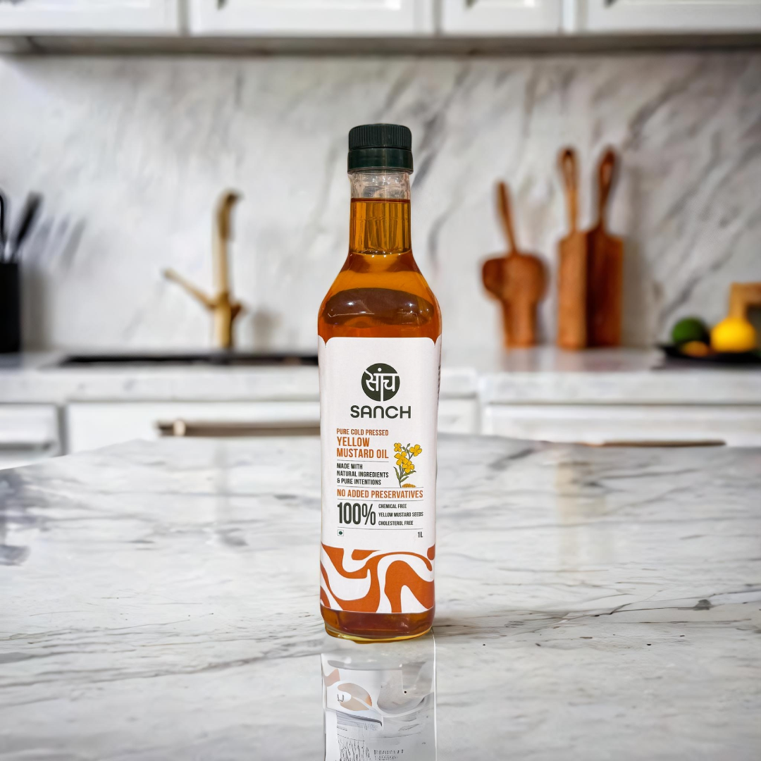 Cold Pressed Yellow Mustard Oil