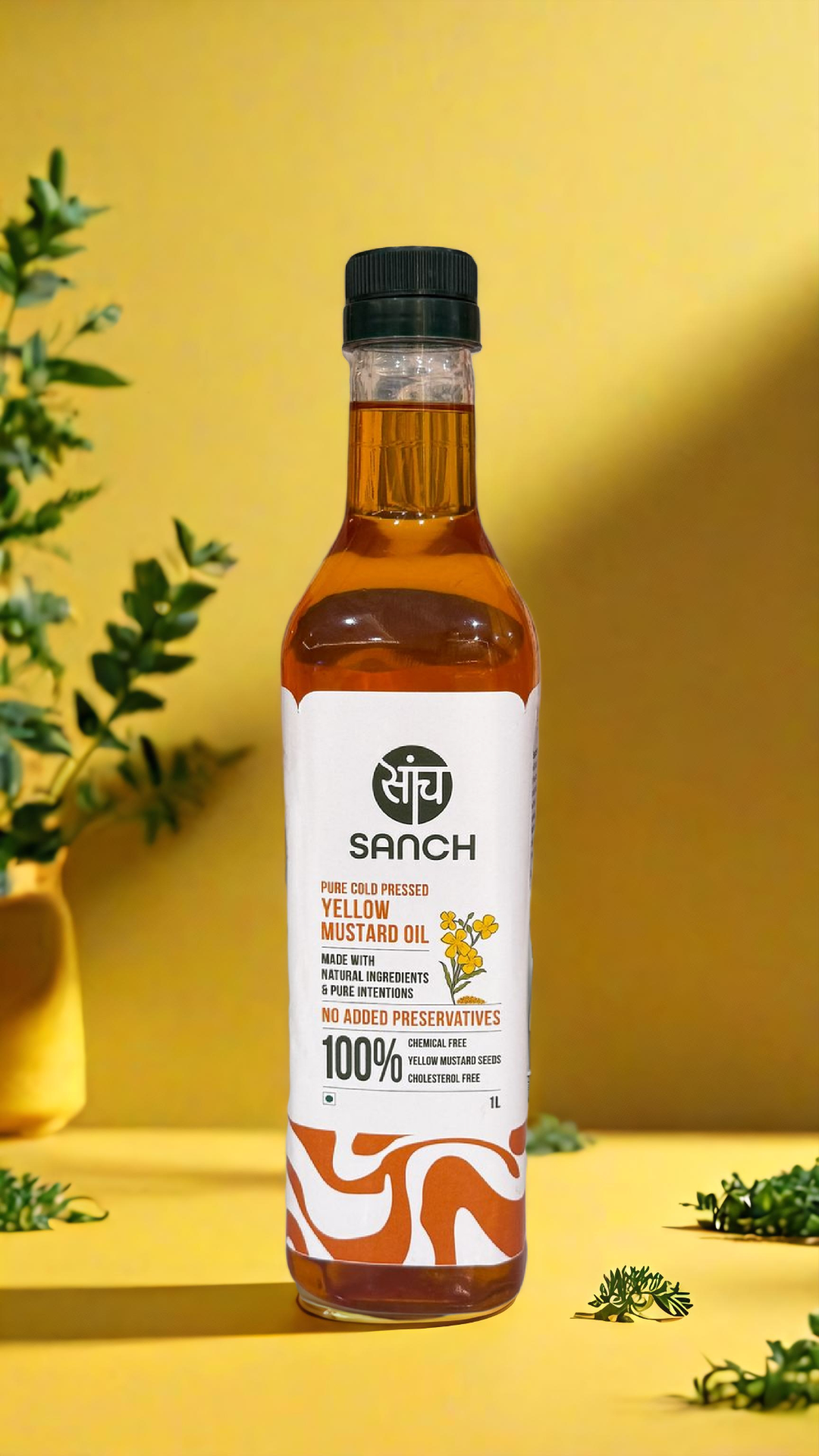Cold Pressed Yellow Mustard Oil